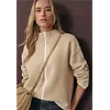 Pullover mit Kontrastdetails - Sanded Beige Melange
