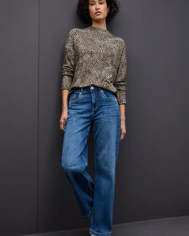 Street One Zacht Shirt - Sanded Beige