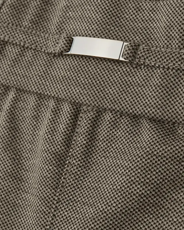 Street One Melange Hose Bonny - Darkest Brown Melange