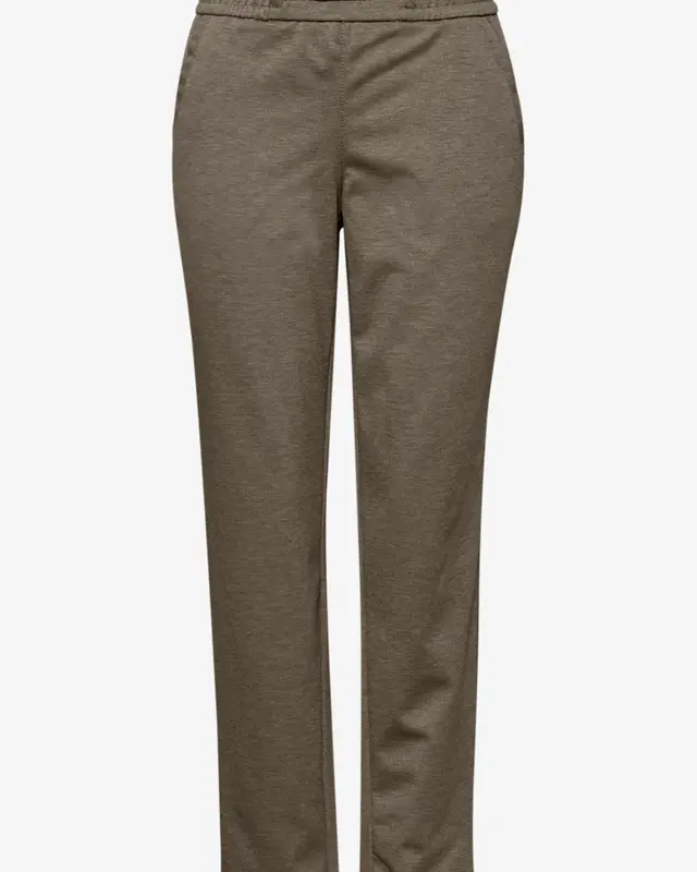 Street One Melange Hose Bonny - Darkest Brown Melange