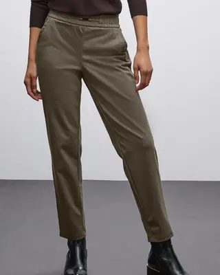 Street One Gemêleerde Broek Bonny - Darkest Brown Melange