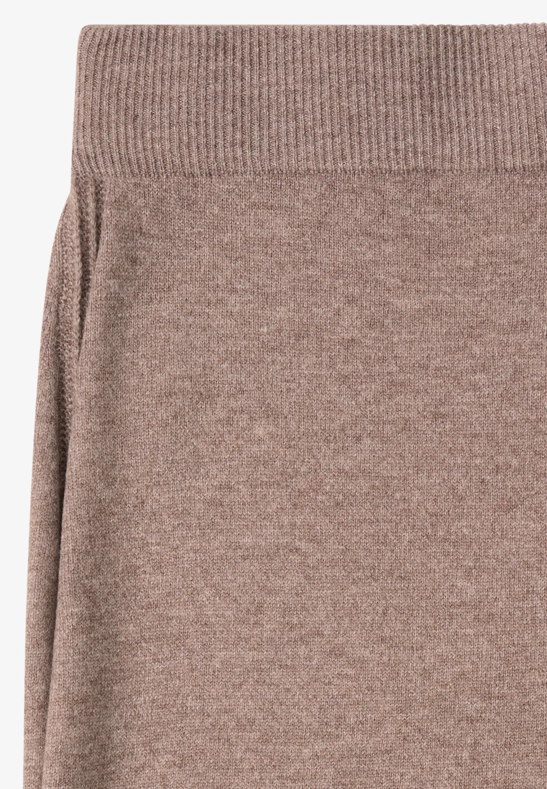 Cecil Skirt with Structured Details - Chocolate Mousse Melange