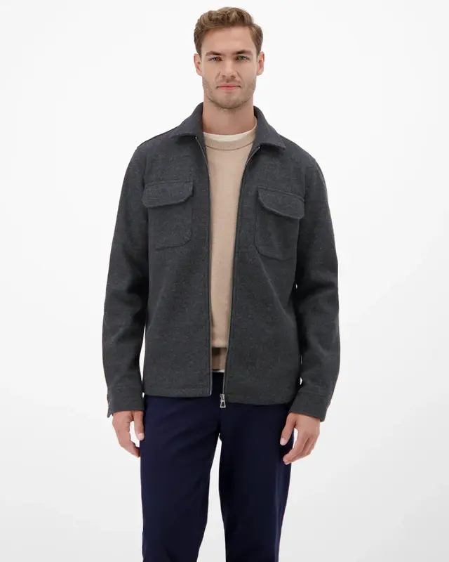 Lerros Overhemd in Urban Stijl - Classic Navy