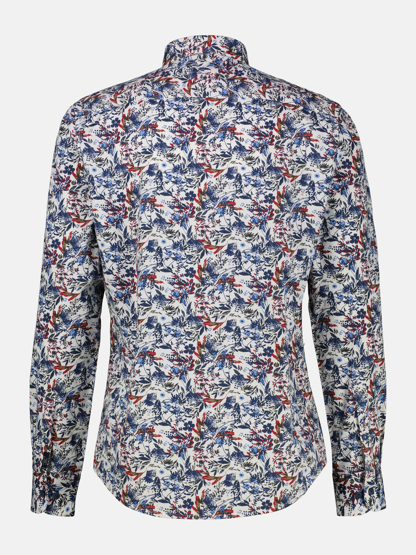 Lerros Poplin Shirt with Print - White