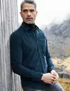 Lerros Karomuster Cordhemd - Classic Navy