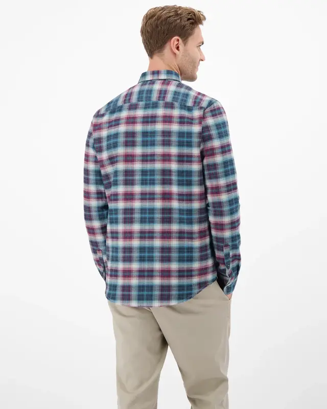 Lerros Casual Twill Hemd - Maple Red