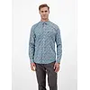 Poplin Overhemd Print - Swedish Blue
