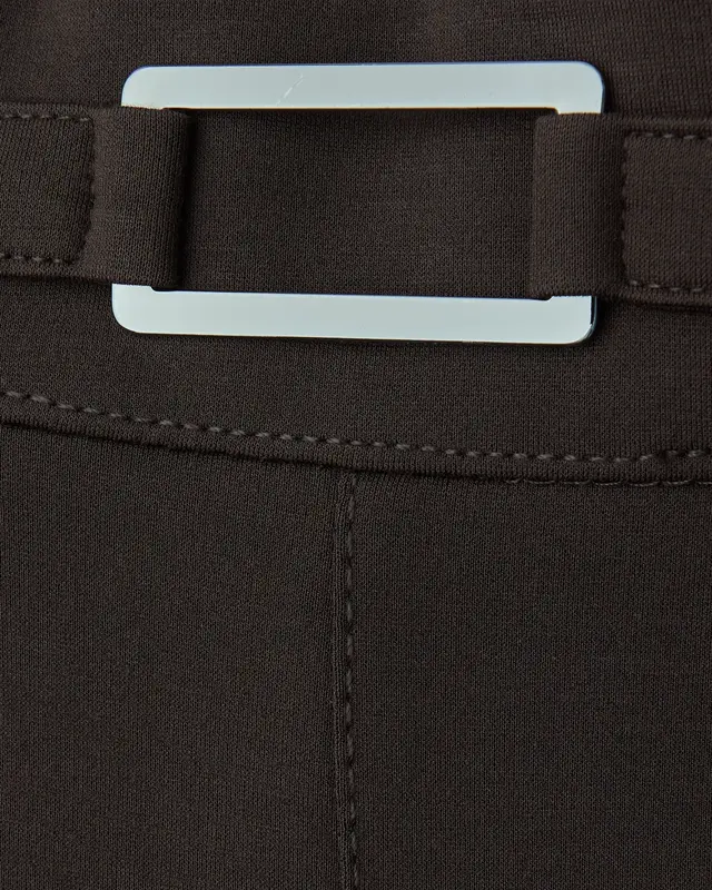 Street One Straight Leg Pants - Darkest Brown