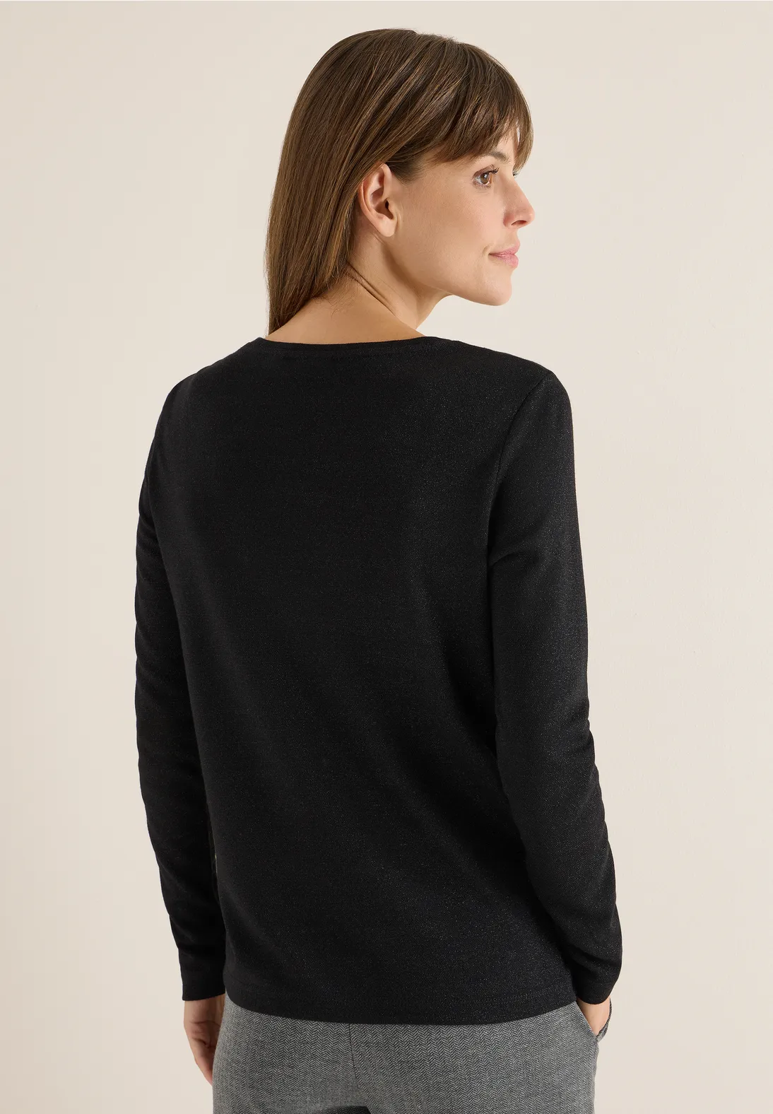 Cecil Maglietta Basic con Glitter Donna