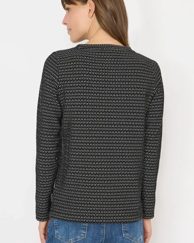 Cecil Shirt mit Struktur - Black