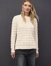 Street One Fluffy Structure Jumper - Soft Beige