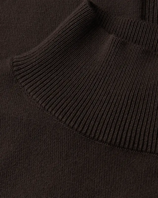 Street One Pullover mit Turtleneck - Deep Roast Brown