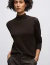Street One Jumper with Turtleneck - Deep Roast Brown
