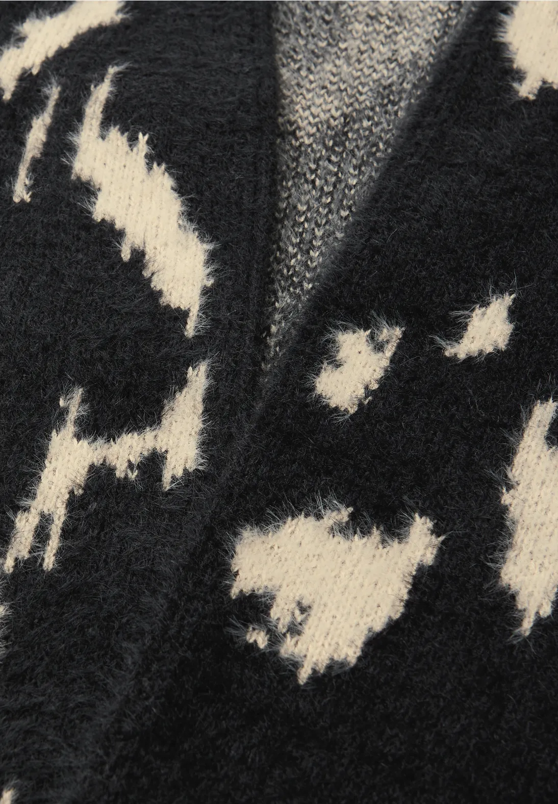 Street One Zacht Jacquard Vest - Anthra Grey