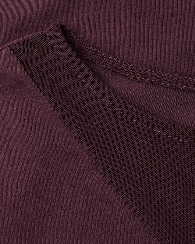 Street One Shirt mit Meshdetails - Jazz Berry