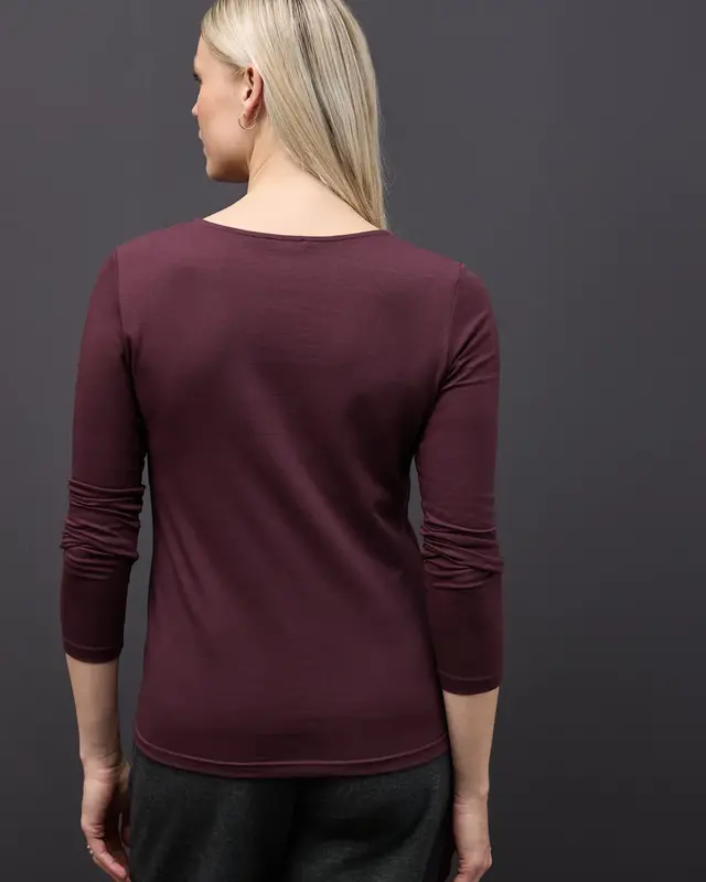 Street One Shirt mit Meshdetails - Jazz Berry