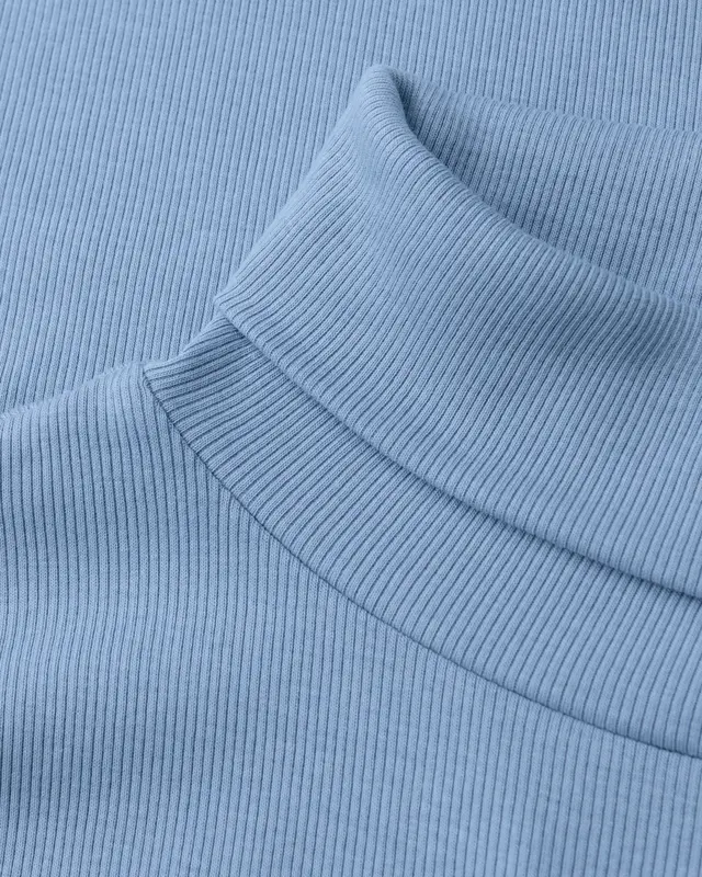 Street One Basic Rollkragen Pullover - Frosted Blue