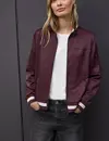 Street One Blouson with Collegedetails - Jazz Berry