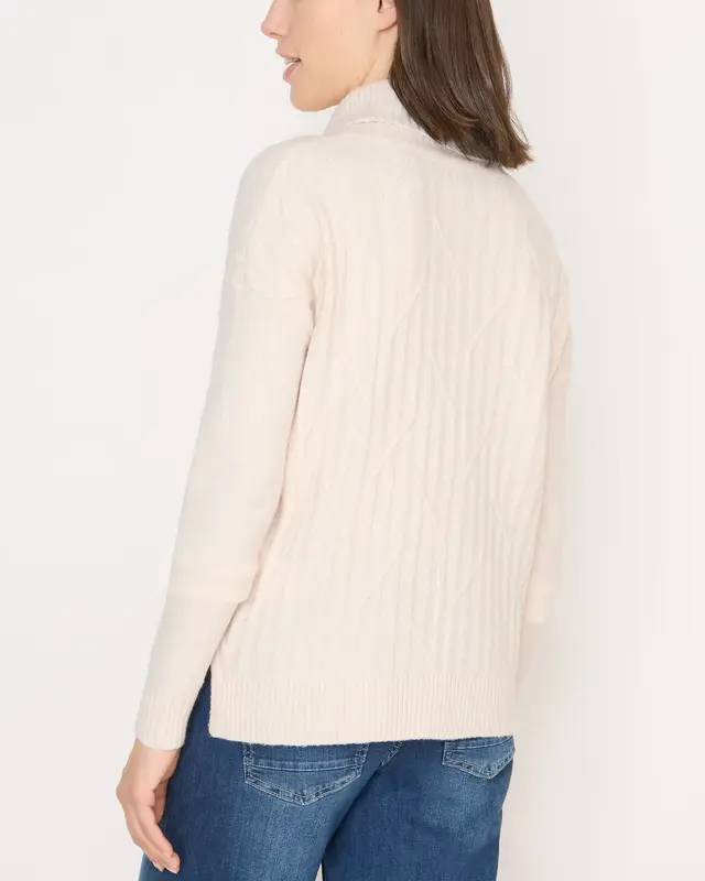 Cecil Struktur Pullover - Light Greige