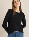 Cecil Shirt with Structure - Black