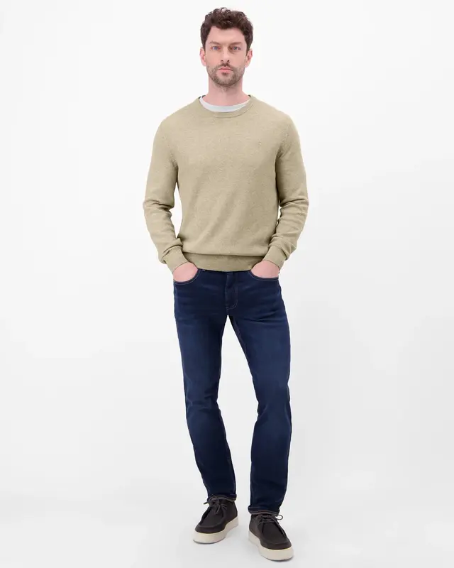 Lerros Twist Strickpullover - Tender Beige Melange