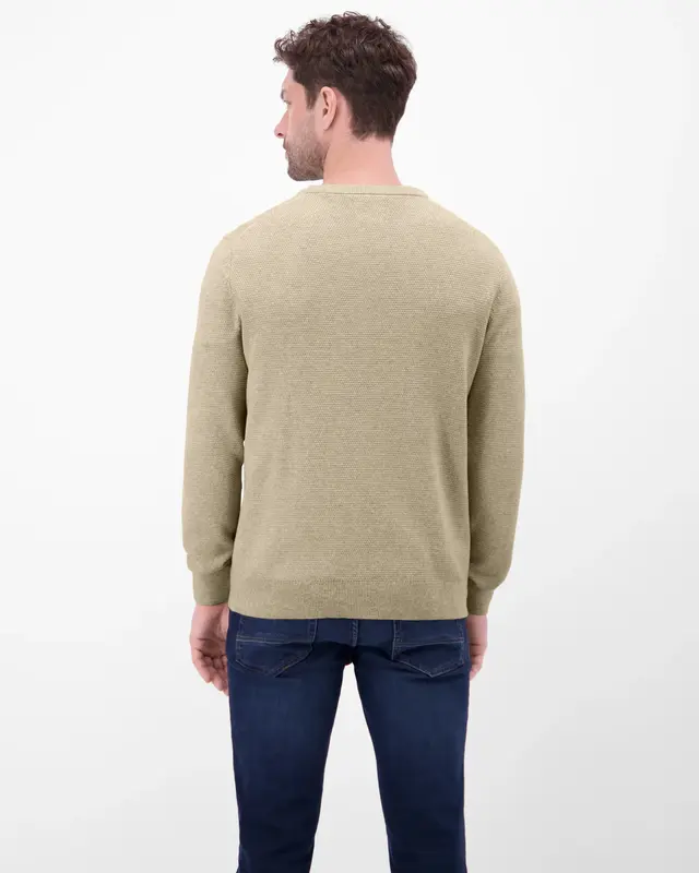 Lerros Twist Strickpullover - Tender Beige Melange