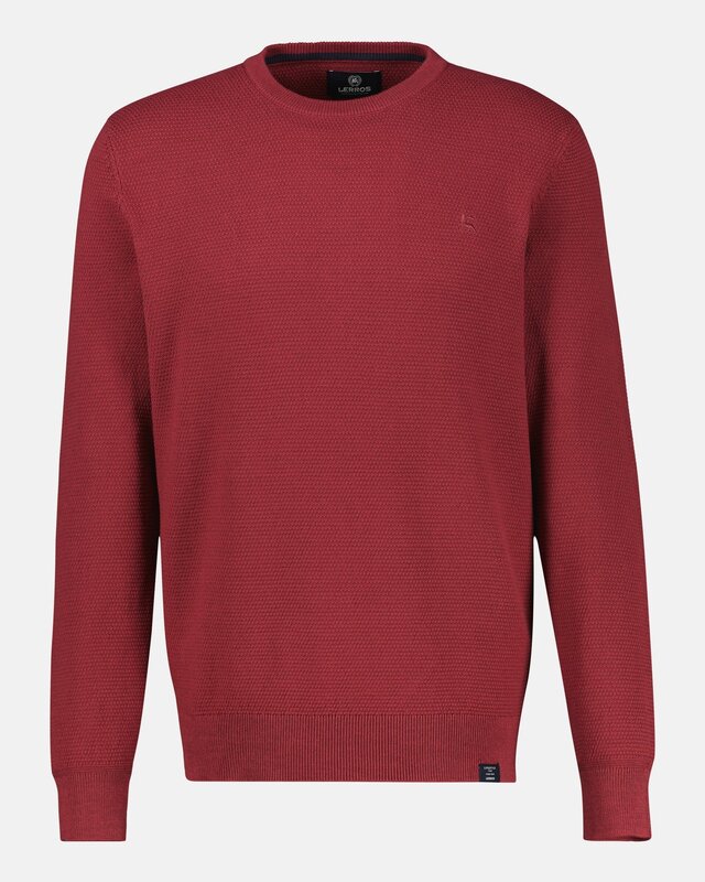 Lerros Twist Strickpullover - Maple Red