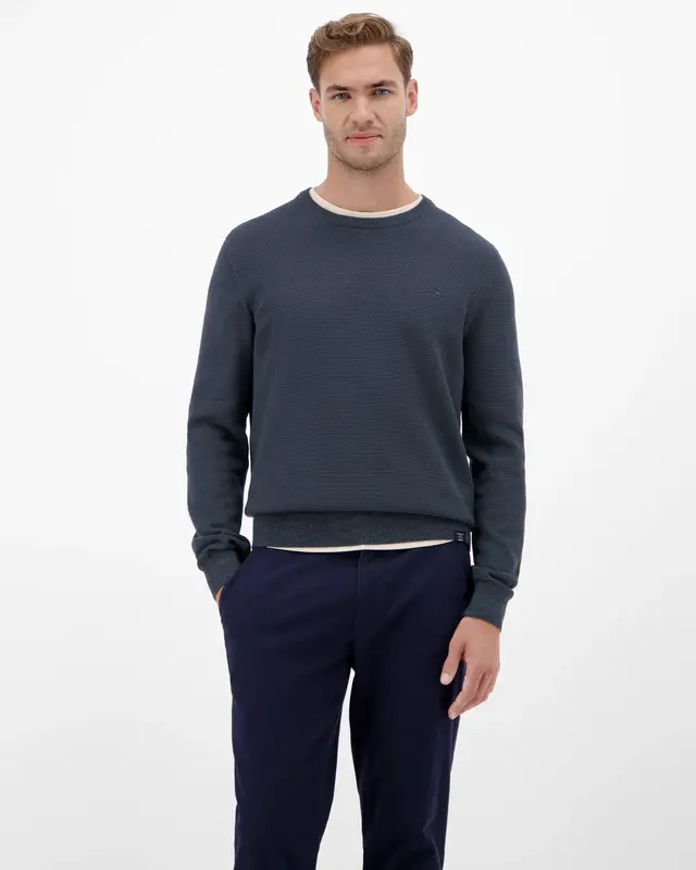 Lerros Twist Strickpullover - Classic Navy