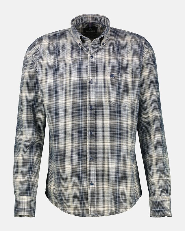 Lerros Checkered Shirt, Flanel - Broken White