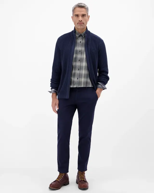 Lerros Checkered Shirt, Flanel - Broken White