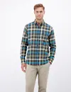Lerros Flannel Check Shirt - Nordic Olive