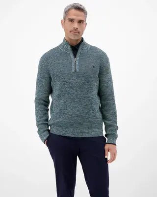 Lerros Heren Trui, Gedraaide Structuur - Classic Navy