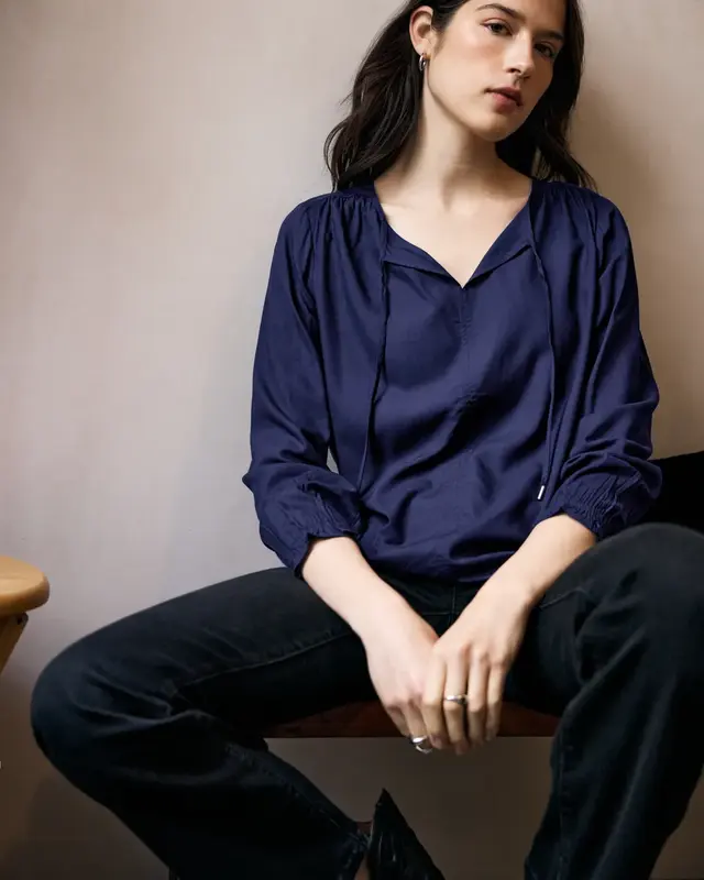 Street One Studio Tunic Blouse - Zenith Blue