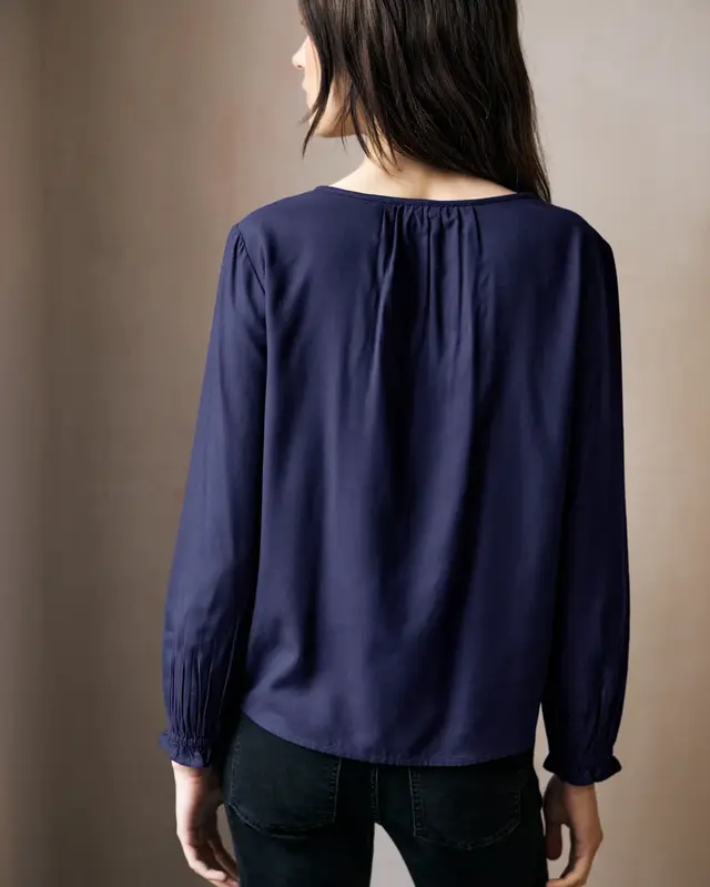 Street One Studio Tunika mit Bändern - Zenith Blue