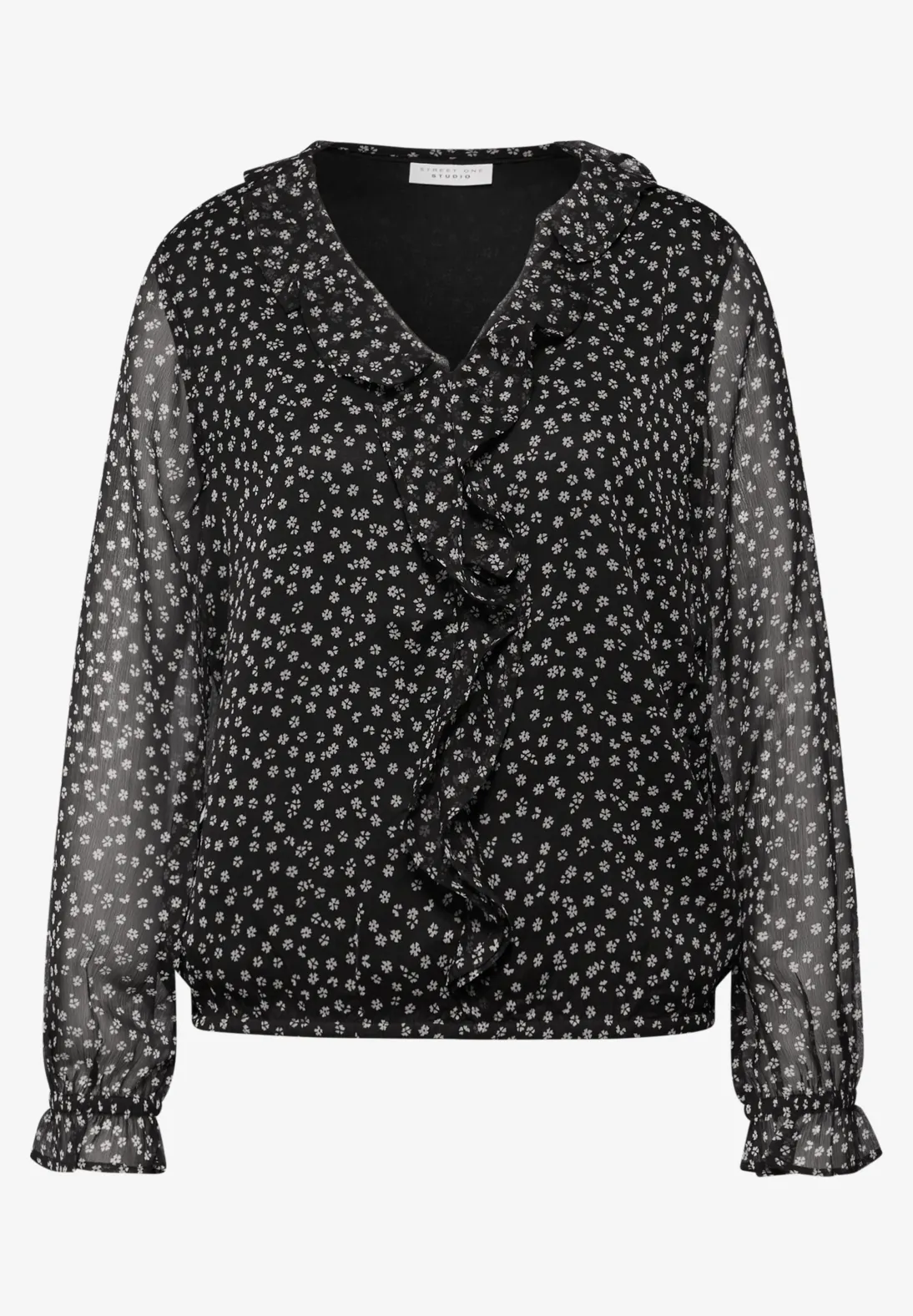 Street One Studio Chiffon Blouse - Black
