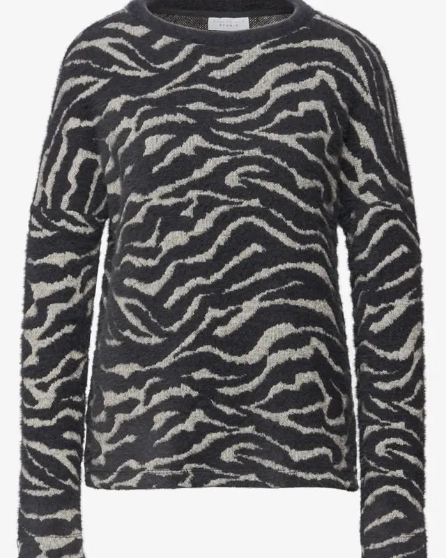 Street One Studio Print Shirt - Black