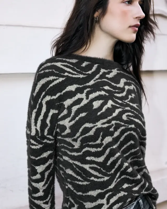 Street One Studio Gemustertes Shirt - Black