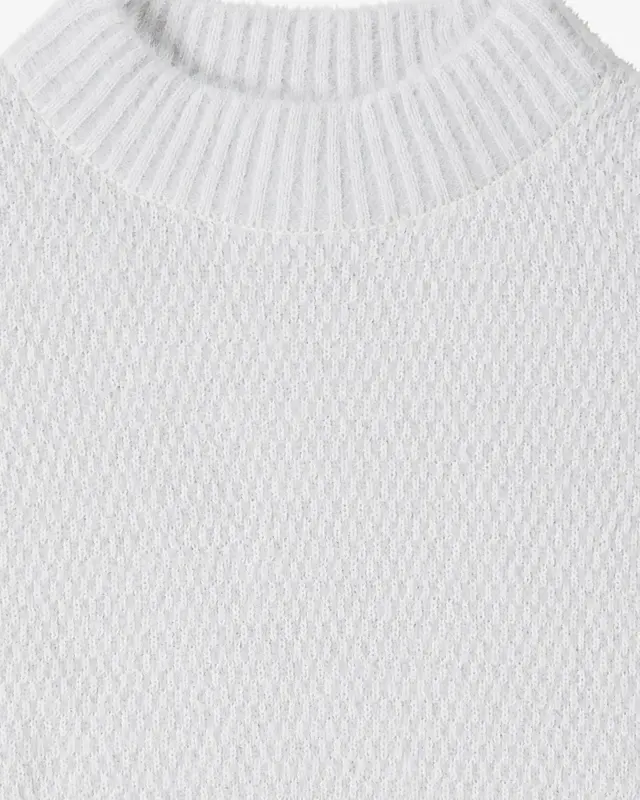 Cecil Jacquard Jumper - Luna Grey Melange