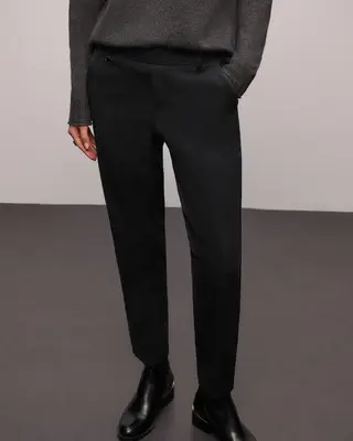 Street One Chino met Banddetail - Black