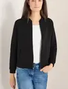 Cecil Kurze Strukturjacke - Black
