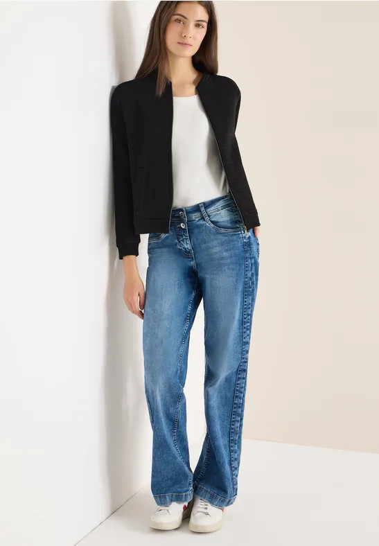 Cecil Kort Gestructureerd Jack - Black