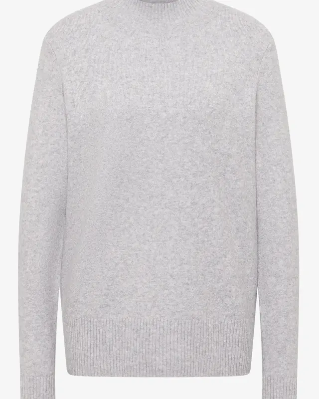 Cecil Cosy Turtleneck Pullover - Luna Grey Melange