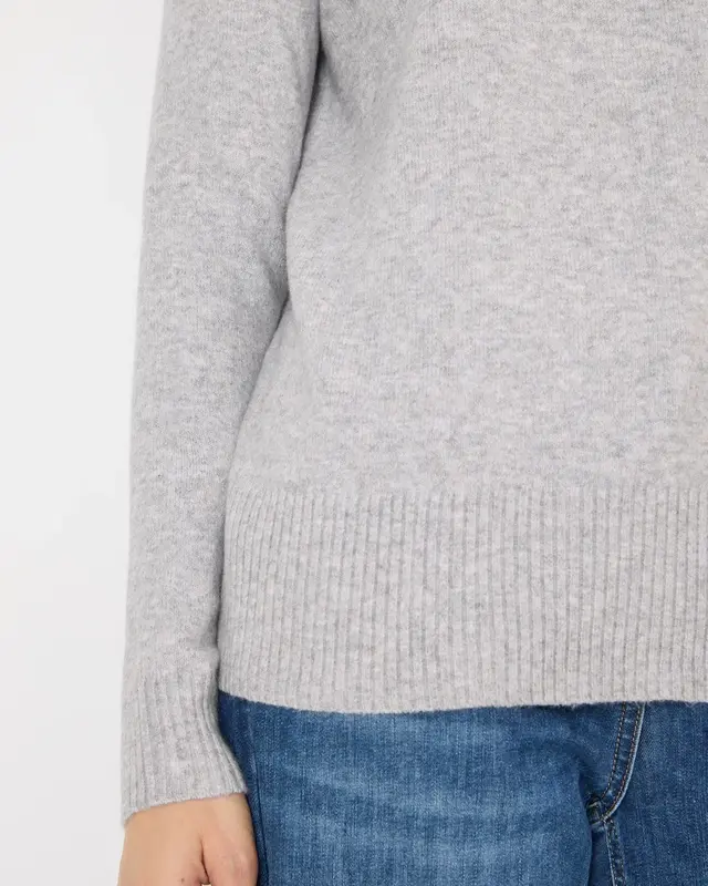 Cecil Cosy Turtleneck Pullover - Luna Grey Melange