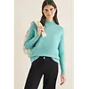 Cosy Turtleneck Jumper - Foam Blue Melange