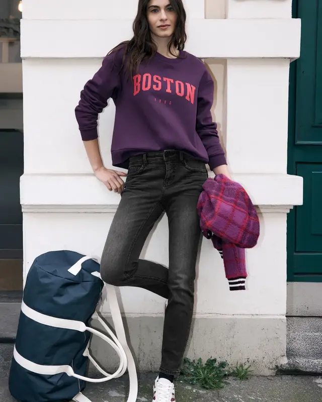 Street One Studio Casual Jeans - Black Washed