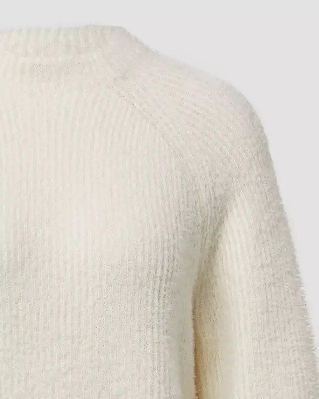 S. Oliver Weicher Pullover - Off White