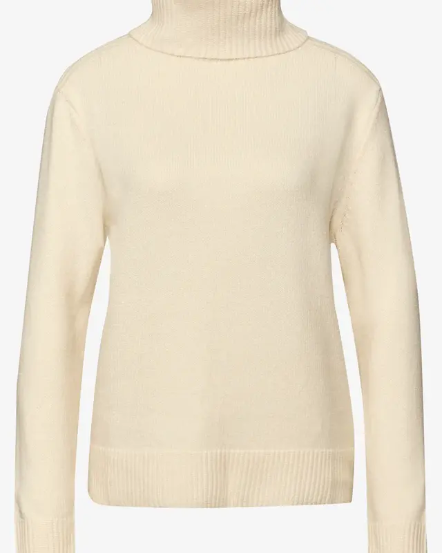 Street One Softer Rollkragenpullover - Soft Beige
