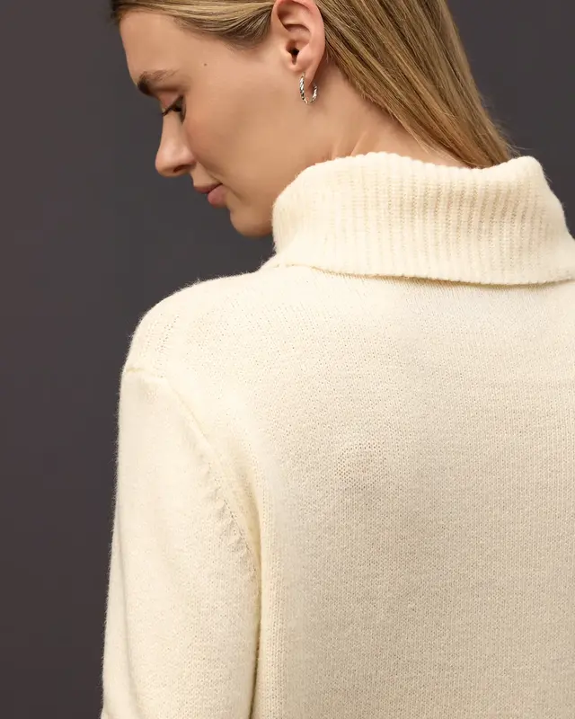 Street One Softer Rollkragenpullover - Soft Beige