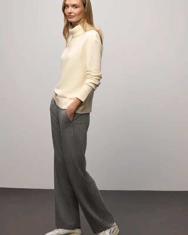 Street One Softer Rollkragenpullover - Soft Beige