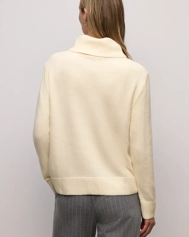 Street One Softer Rollkragenpullover - Soft Beige